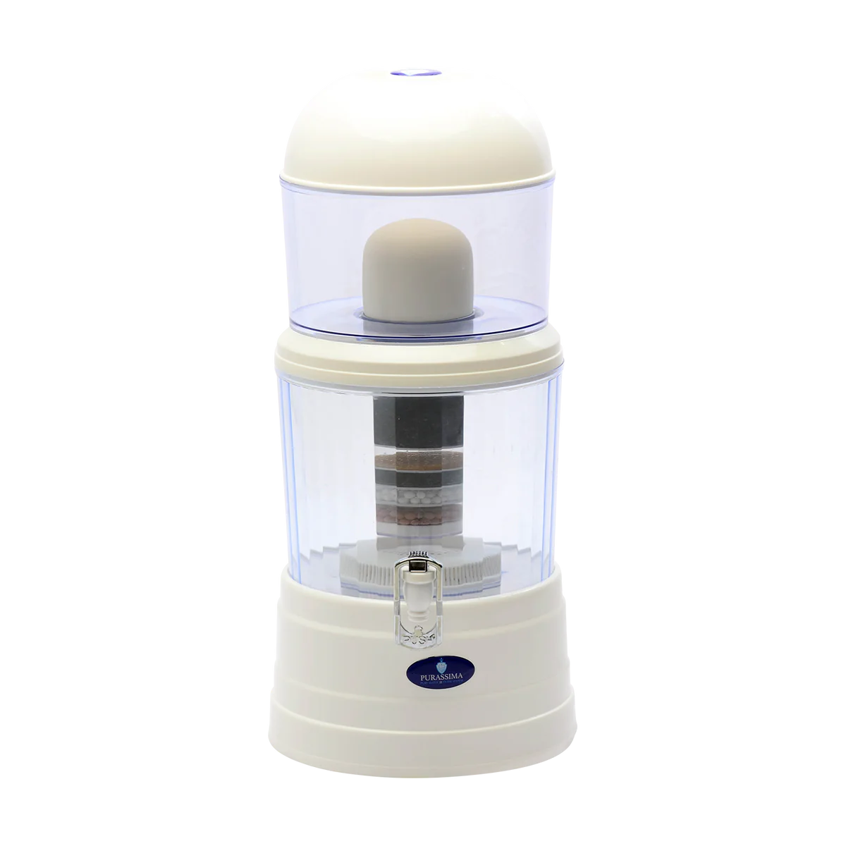 Purassima Gaia waterfilter – natuurlijke zuivering zonder stroom voor schoon en mineraalrijk drinkwater