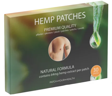 Hennep/CBD pleisters 64 mg p.p. (32 pleisters)